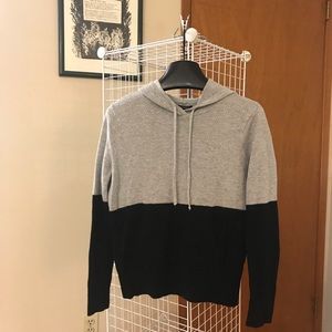 Banana republic knit hooded sweatshirt